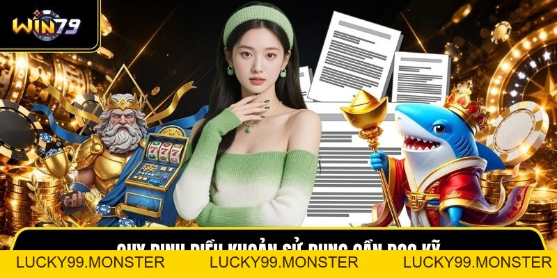 Điều Khoản Sử Dụng - Những Quy Định Áp Dụng Trên Nền Tảng - LUCKY99 Điều Khoản Sử Dụng - Những Quy Định Áp Dụng Trên Nền Tảng - LUCKY99